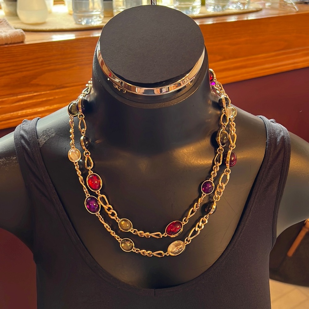 Talbots outlet double strand necklace